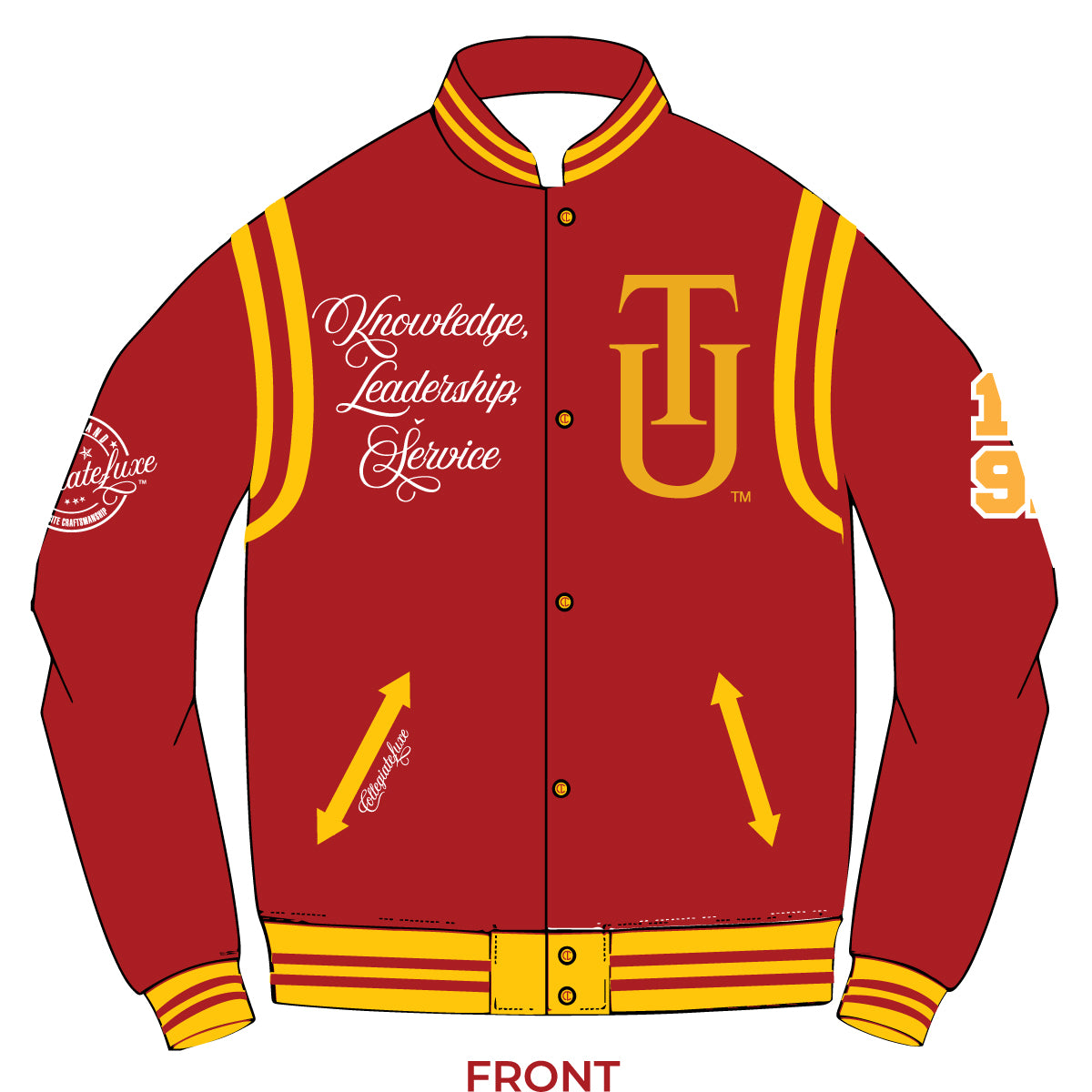 TUSKEGEE  | VARSITY JACKET Unisex (K)