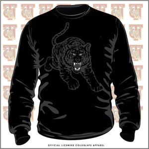 TUSKEGEE | Skegee BLACK | 3D Puff INK Black Unisex Sweatshirt
