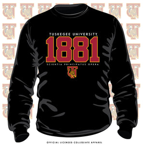 TUSKEGEE | EST. 1818 Black Unisex Sweatshirt (Z)