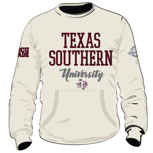 Texas Southern | CREAM Printed | Unisex Sweatshirt