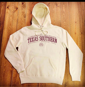 Texas Southern Educated Cream Unisex Hoodie (**)