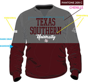 Texas Southern | THE GRAD | GRAY & MAROON Unisex Sweatshirt