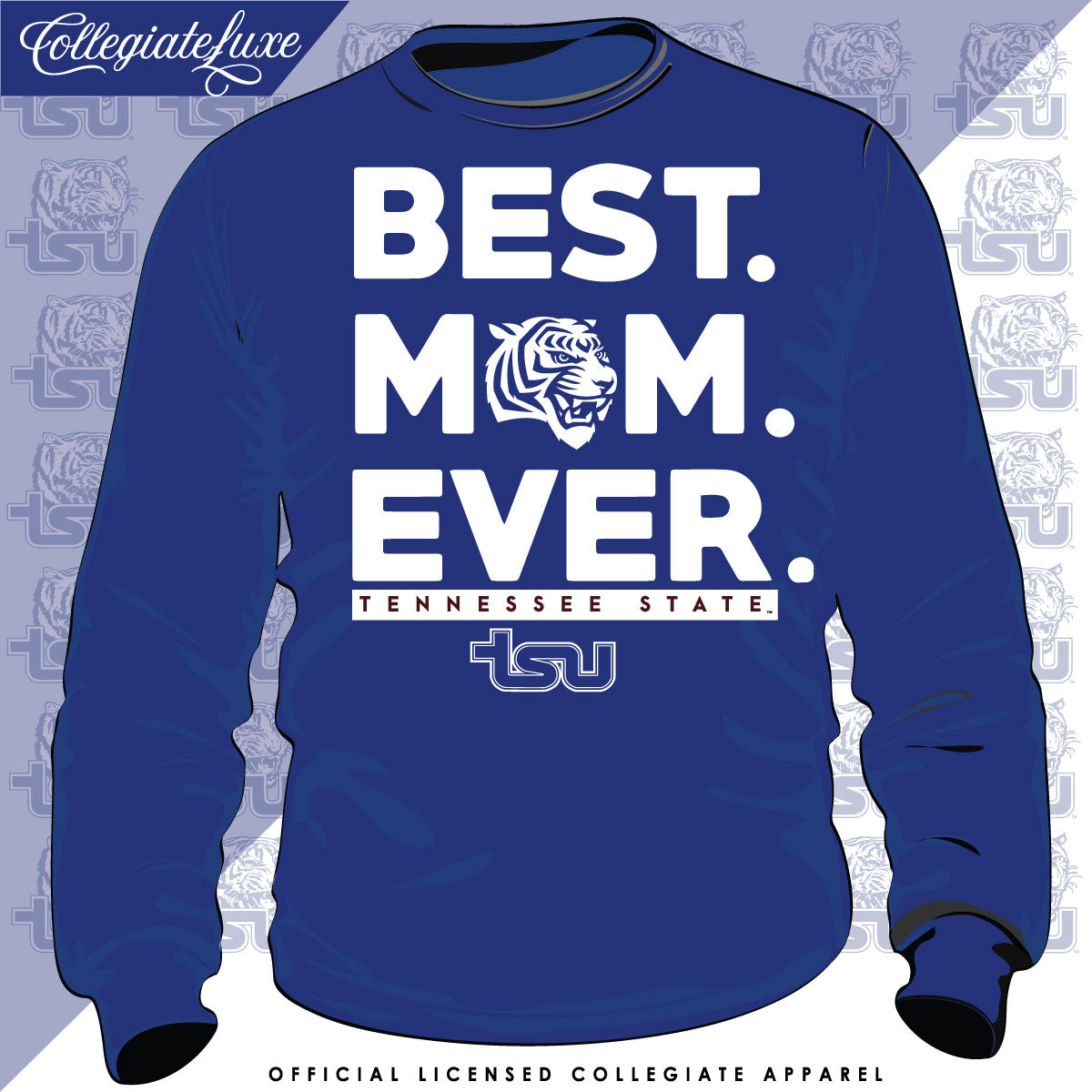 TennState | BEST "MOM" EVER  Royal Blue Unisex Sweatshirt -Z-