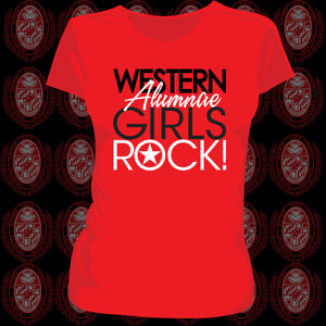 WESTERN HS |  ROCK RED Ladies Tees (K)