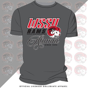 WSSU | Fancy ALUMNI Gray Unisex Tees (N)