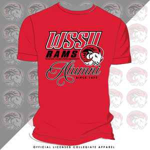 WSSU | Fancy ALUMNI Red Unisex Tees (N)