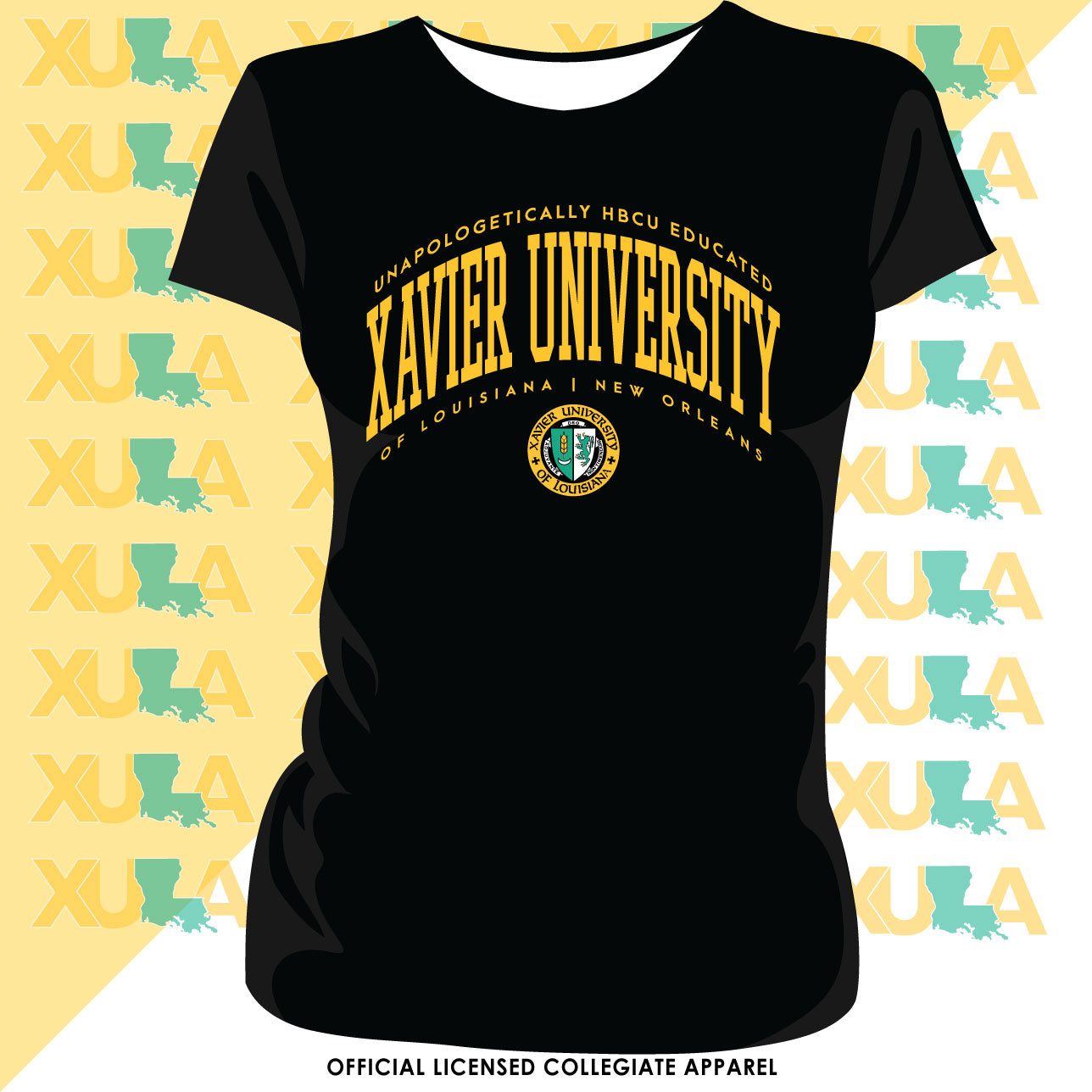 Xavier University | EDUCATED Black Ladies Tees (z)