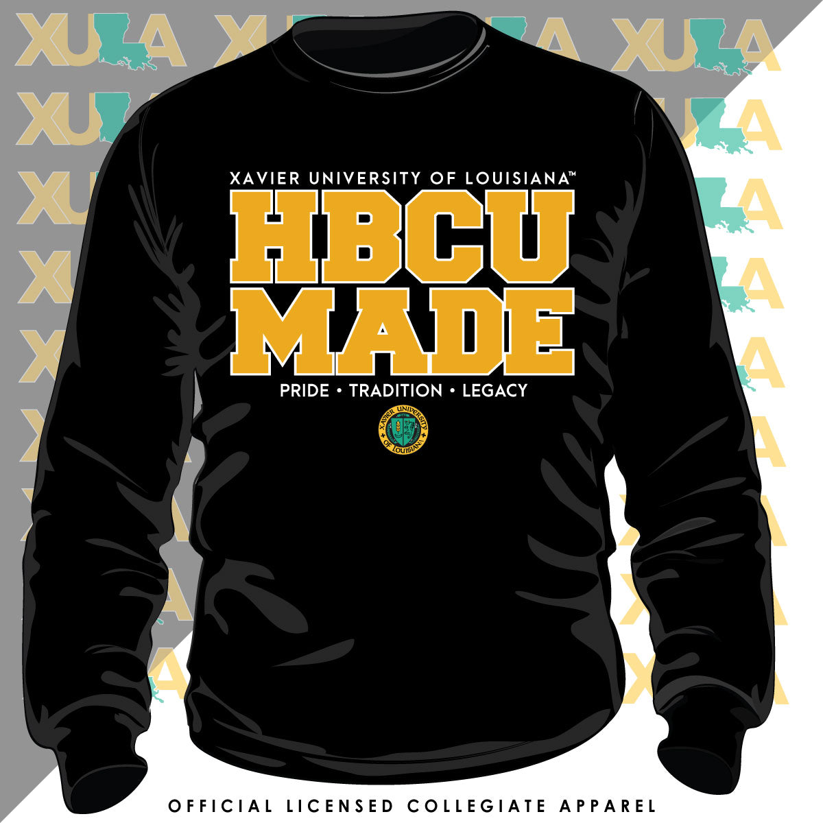 Xavier University | HBCU MADE  Black Unisex Sweatshirt  (aja)
