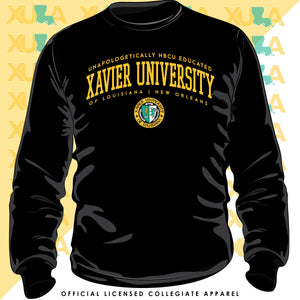 Xavier University | EDUCATED  Black Unisex Sweatshirt (z)