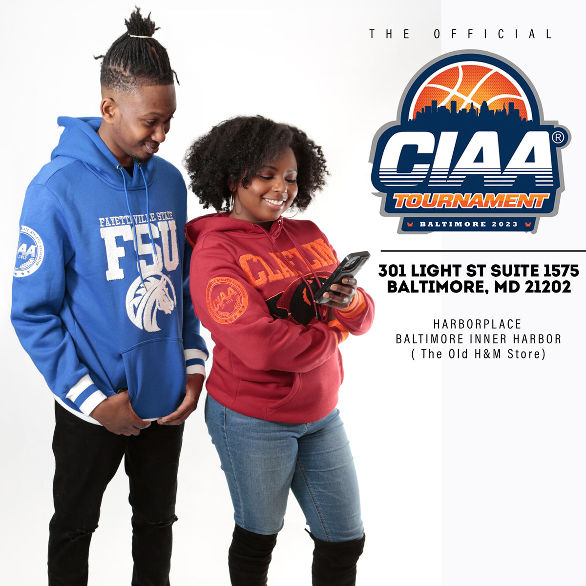 Fayetteville State |  Broncos CHAMPS Chenille Unisex HOODIE