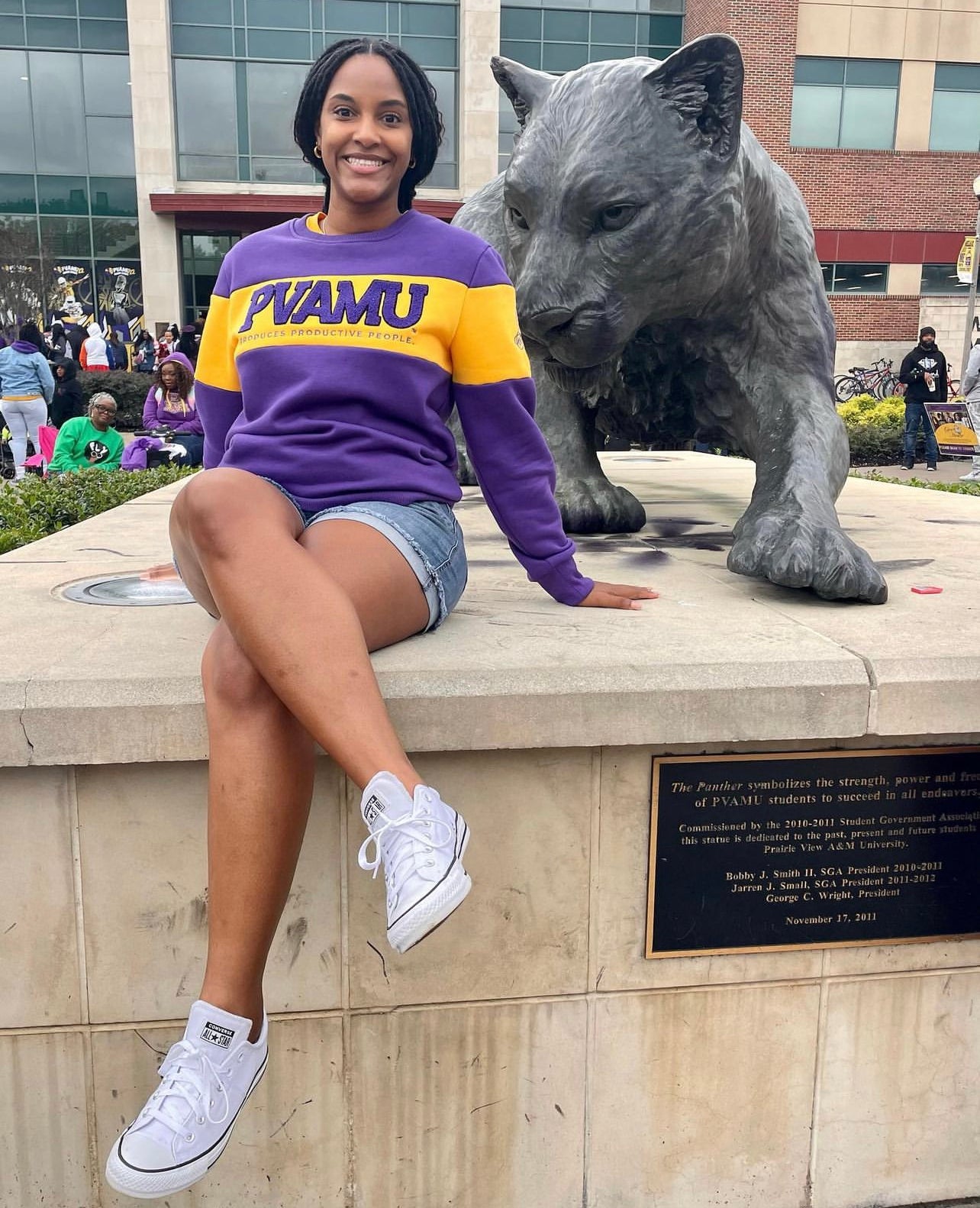 Prairie View A&M | 2 TONE (Chenille & Embroidery) Unisex Sweatshirt (NF)