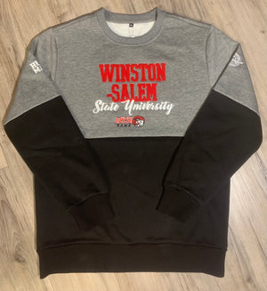 WSSU  | THE GRAD | GRAY & BLACK UNISEX SWEATSHIRT