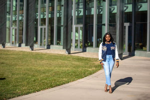 Morgan State | LADIES CROP JACKET(K)