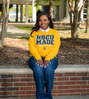 NC A&T AGGIES | HBCU MADE Unisex Sweatshirt (DK'N)