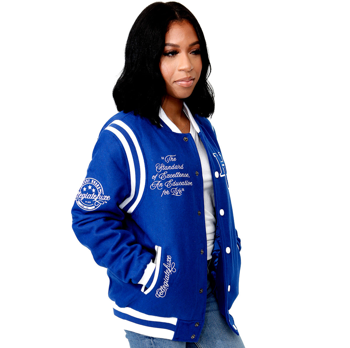 Hampton U | VARSITY JACKET Unisex -aja