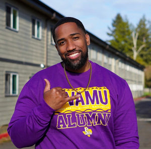 Prairie View A&M | 90s Alumni PURPLE Unisex Sweatshirt (Z)