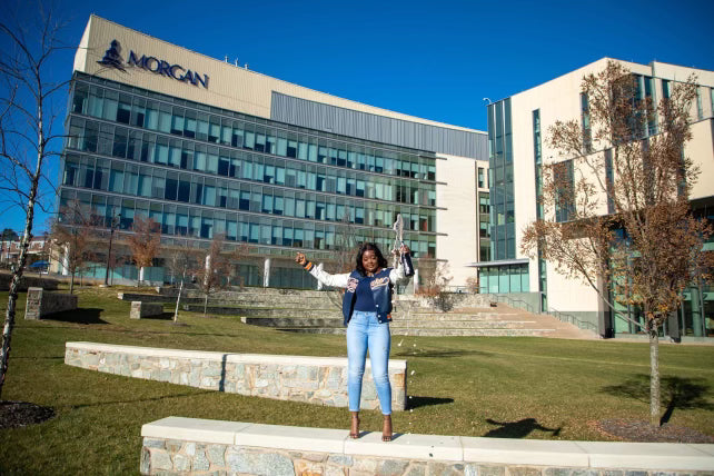 Morgan State | LADIES CROP JACKET(K)