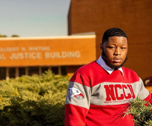 NCCU | 2 TONE Chenille  Unisex Sweatshirt (a**