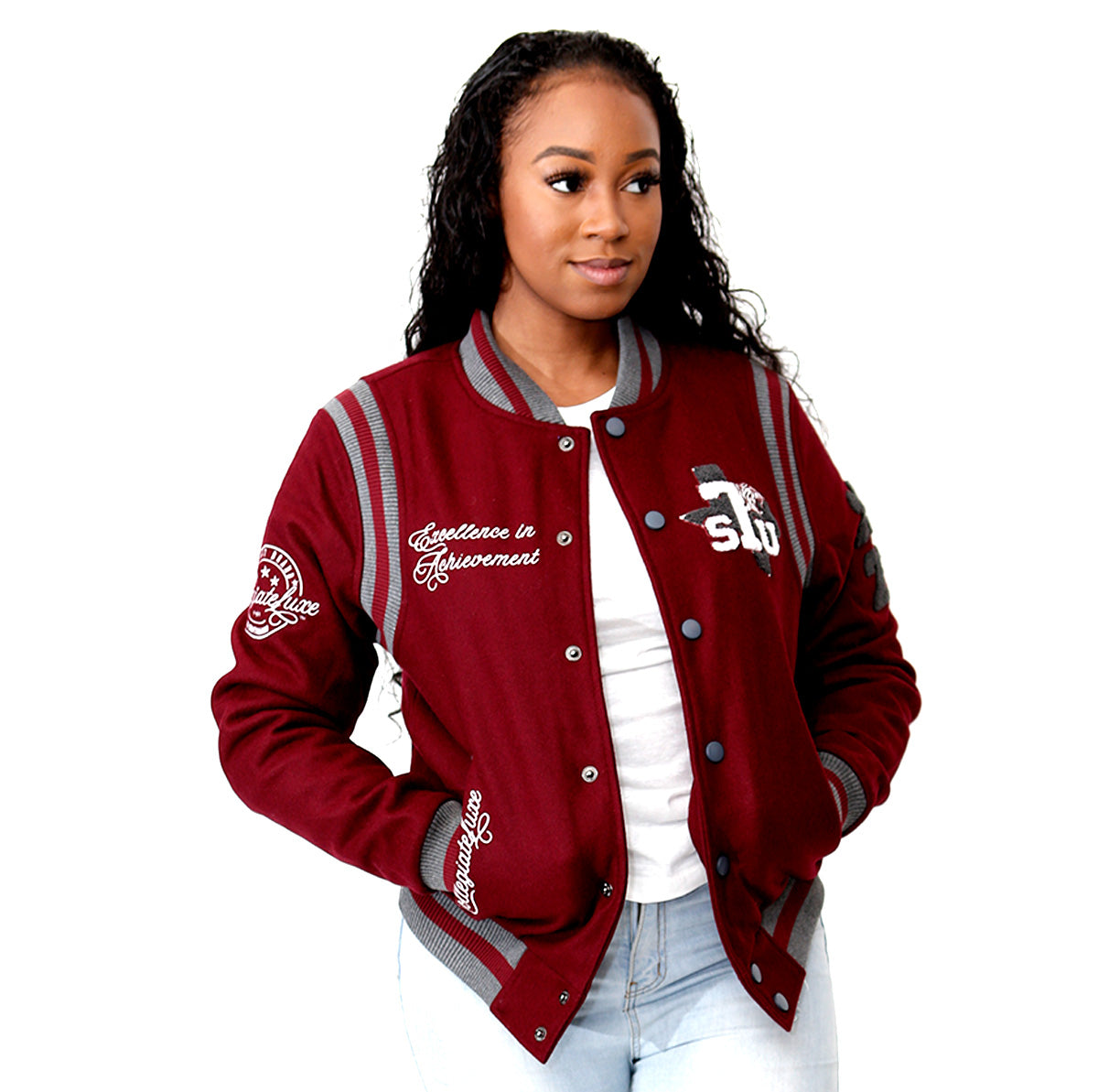BHM Sale🔥 Texas Southern | Chenille VARSITY JACKET Unisex (FINAL