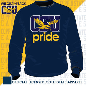 Coppin St. | SCHOOL PRIDE Navy Unisex Sweatshirt