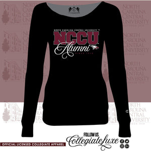 NCCU | Vintage FANCY ALUMNI Black Ladies Off the Shoulders