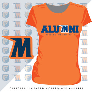 Morgan State | M-LOGO ALUMNI Orange Ladies Tees -Z-