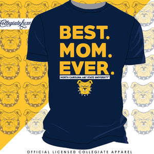 NC A&T AGGIES | Best "MOM" Ever Unisex Tees (z)