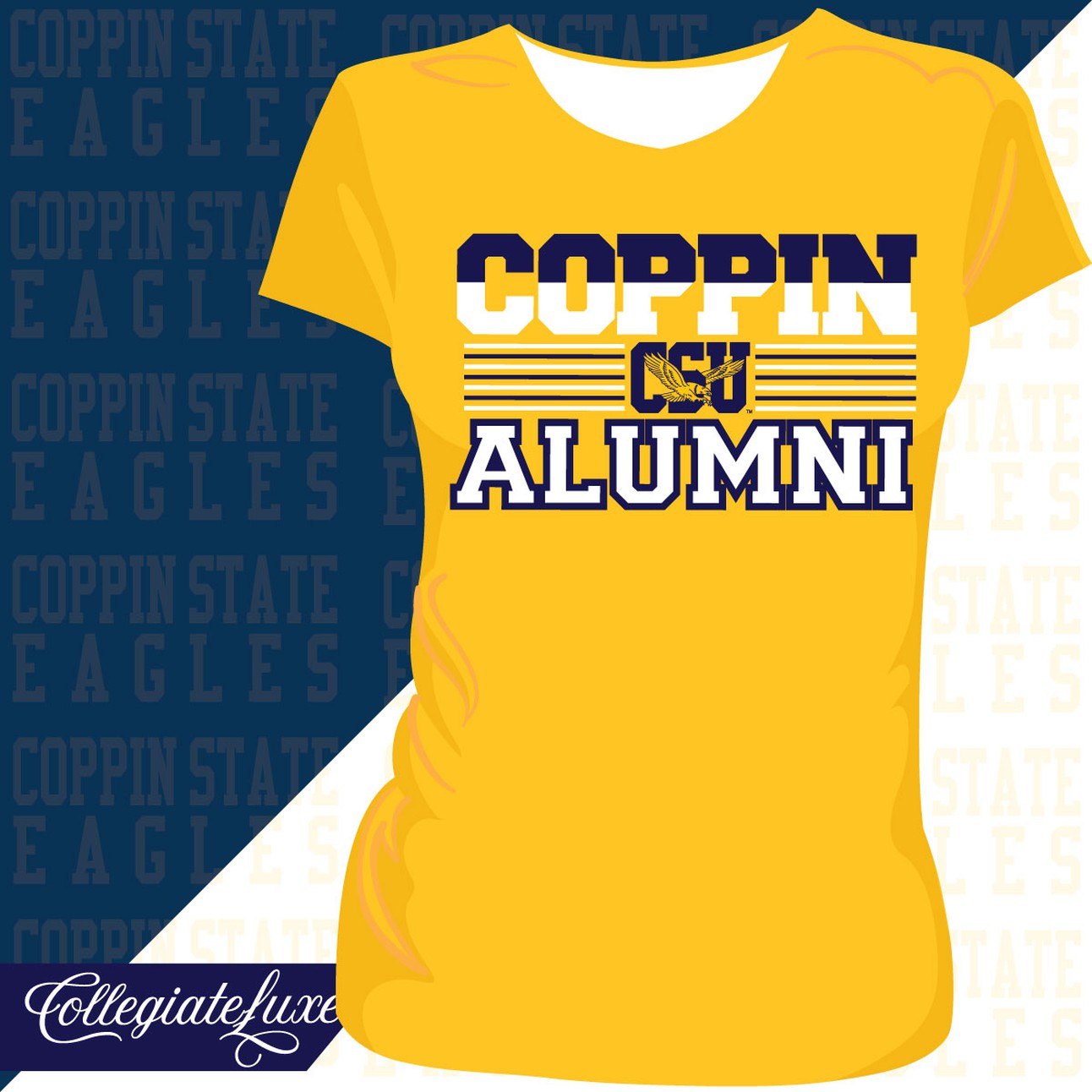 Coppin St. | ALUMNI Gold Ladies Tees