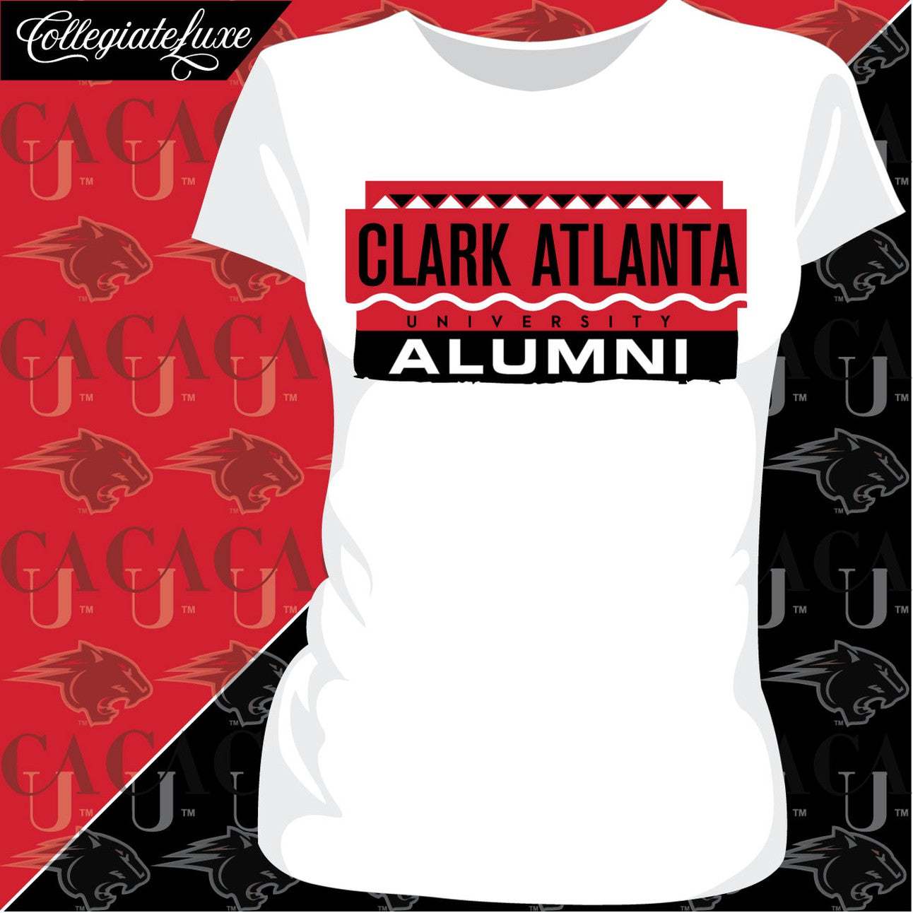 Clark Atlanta | 90s ALUMNI White Ladies Tees (**)