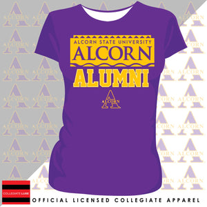 ALCORN | 90s ALUMNI Purple Ladies Tees (z)