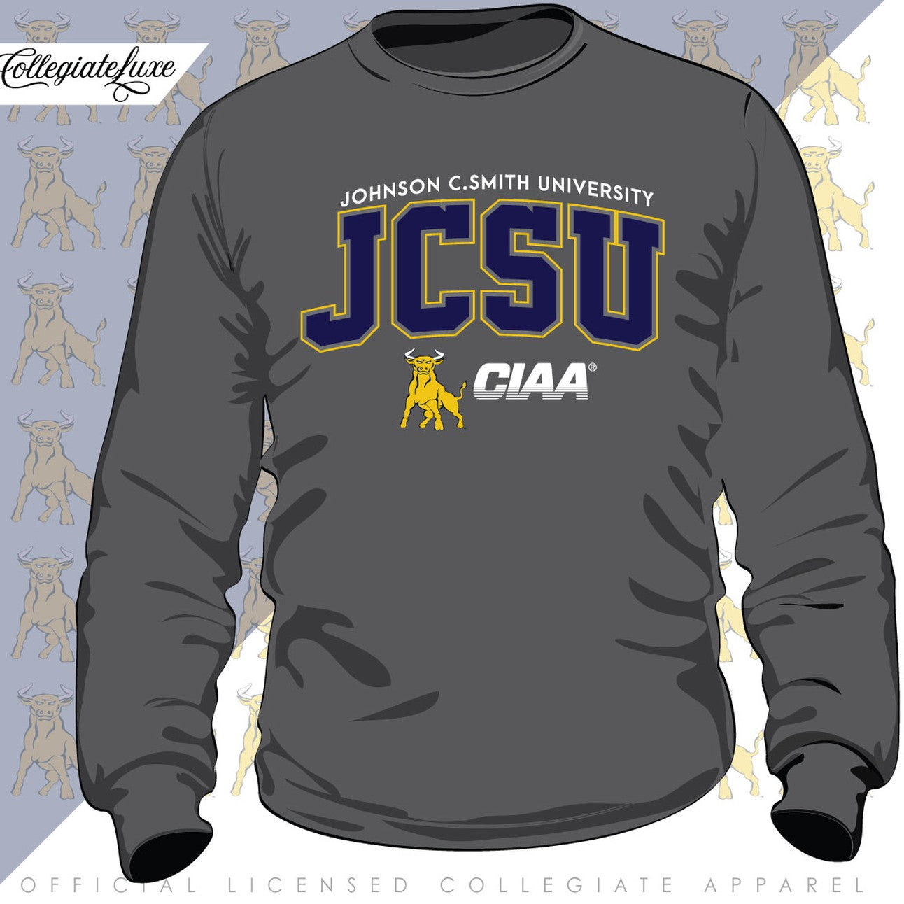 JCSU Univ. ARCH Gray Unisex Sweatshirt collegiateluxe