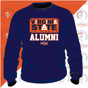 Virginia State  | VSU 90s Alumni Navy Unisex Sweatshirt (z)
