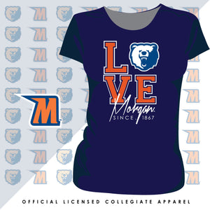 Morgan State | LOVE LOGO Navy Ladies Tees -Z-