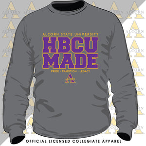 ALCORN | HBCU MADE Gray Unisex Sweatshirt (N)