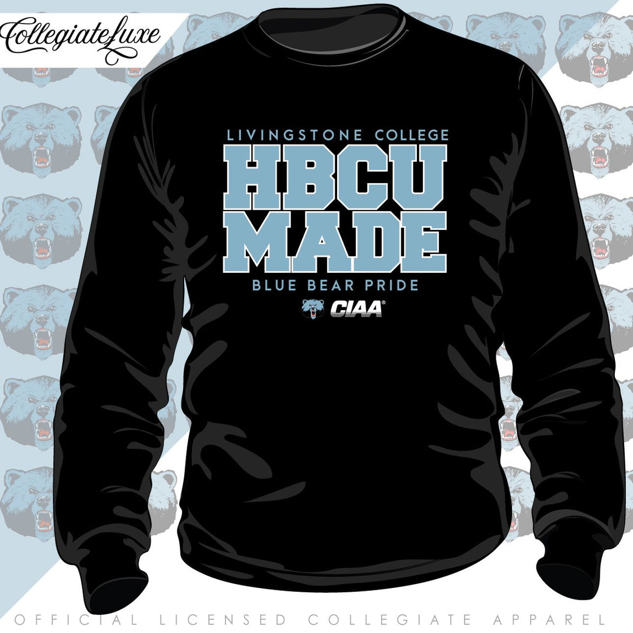 Livingstone | HBCU MADE Black Unisex Sweatshirt (Z)