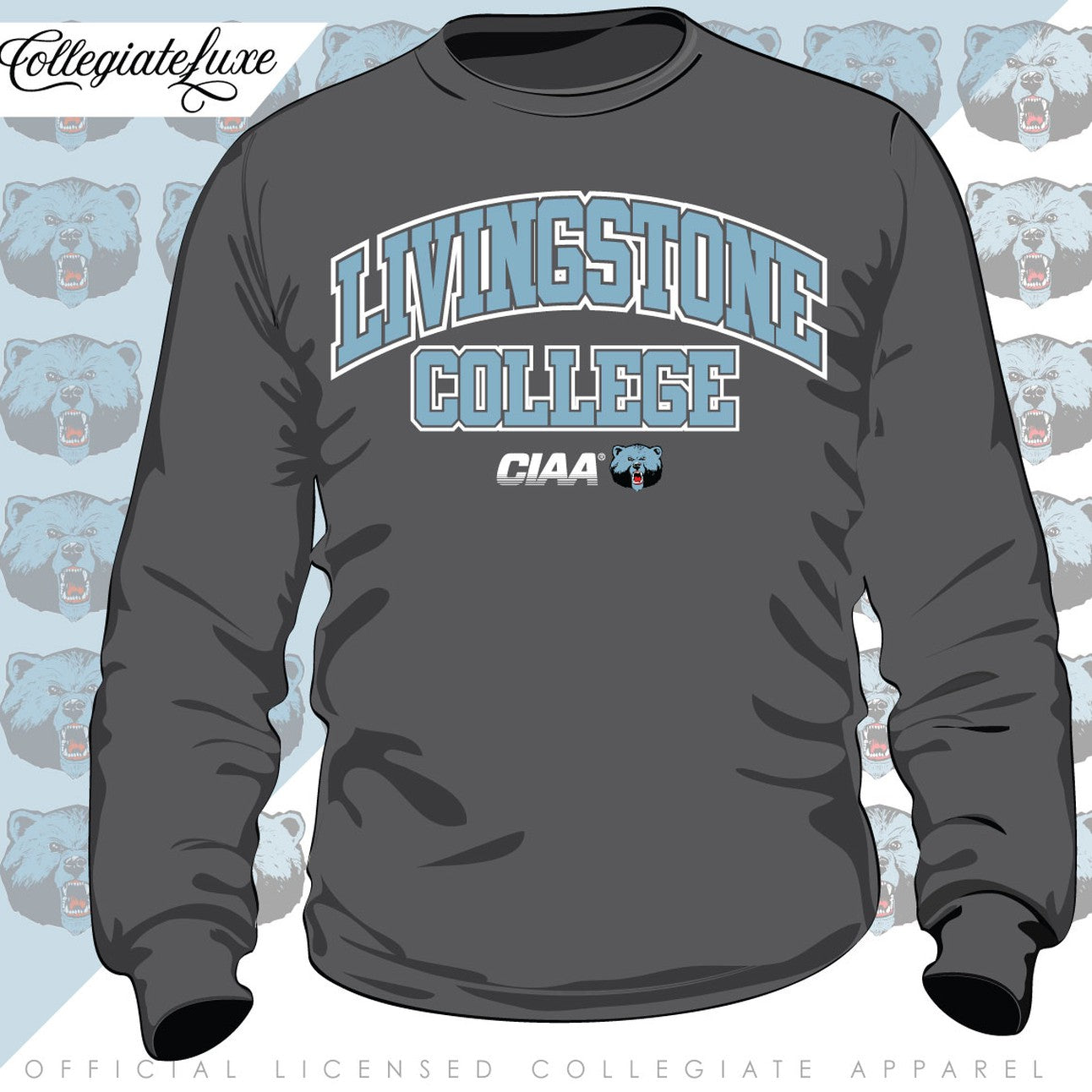 Livingstone | University Arch Gray Sweatshirt (Z)