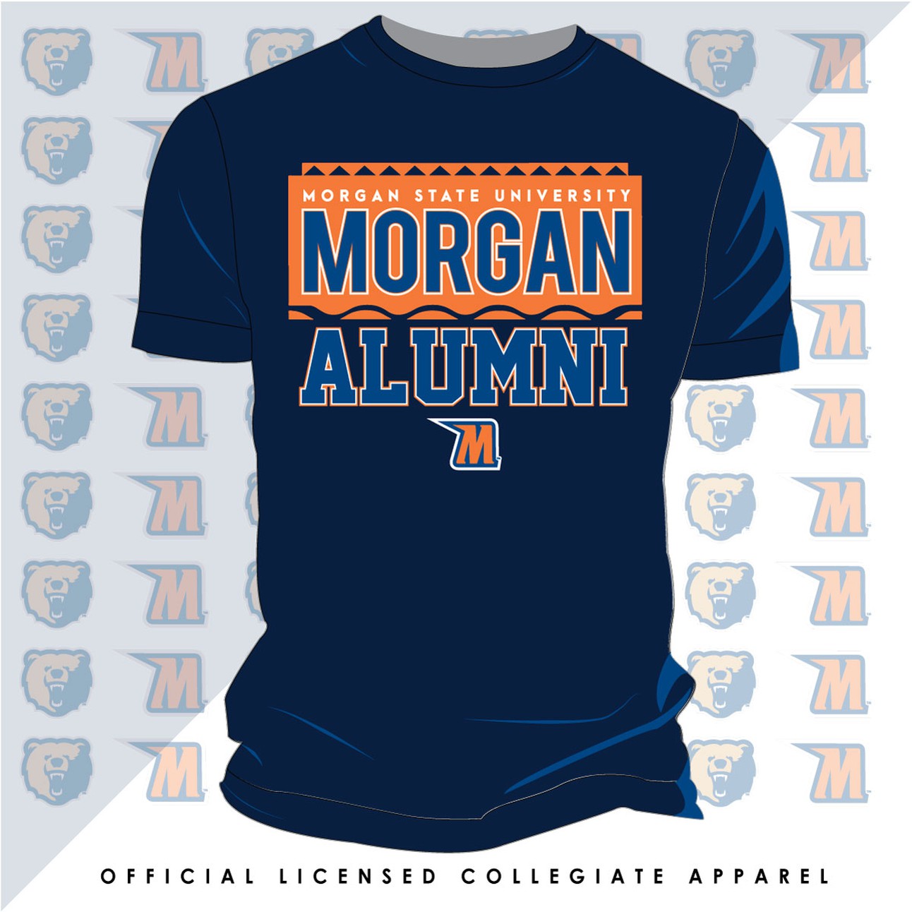 お歳暮・冬ギフト特集 2024 人気ランキング Morgan State collegiateluxe – (**) Tees Unisex Navy Alumni 90S | トップス