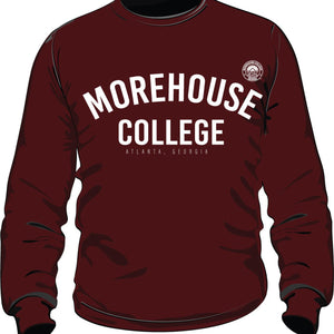 MOREHOUSE | The HOUSE  Maroon Unisex Sweatshirt (Z)