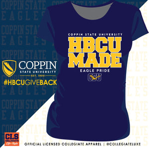 Coppin St. | HBCU MADE Navy Ladies Tees