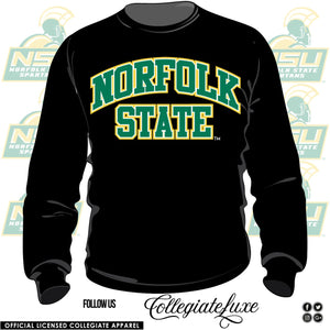NORFOLK ST. | Univ. ARCH Black Unisex Sweatshirt (J)