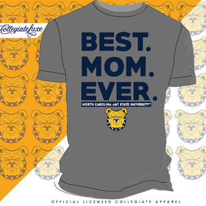 NC A&T AGGIES | Best "MOM" Ever Unisex Tees (z)