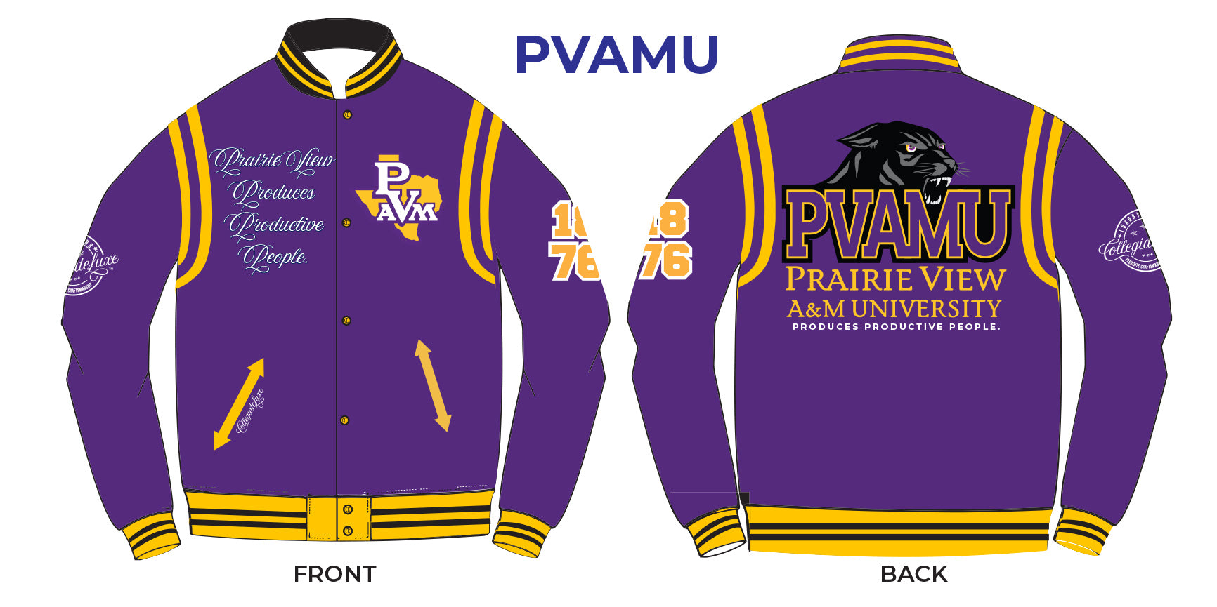 Prairie View A&M  | VARSITY JACKET Unisex (K)