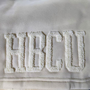 THE HBCU SET. | CREAM (Chenille) |  Sweatshirt/ Jogger / GOAT Shorts